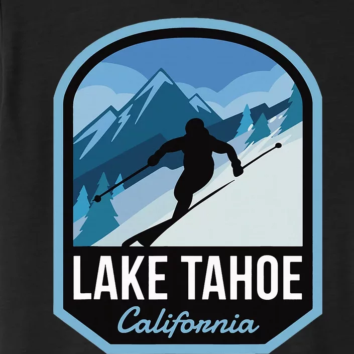 Lake Tahoe California Ski Mountain ChromaSoft Performance T-Shirt