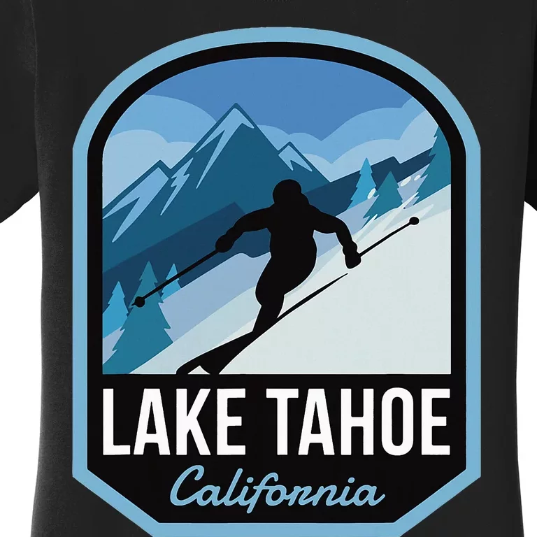 Lake Tahoe California Ski Mountain Women's T-Shirt