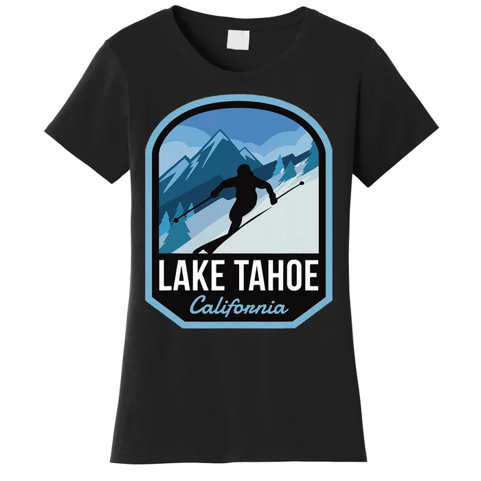 Lake Tahoe California Ski Mountain Women's T-Shirt