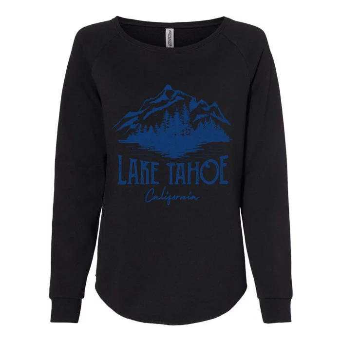 Lake Tahoe California Retro Mountain Vintage Gift Womens California Wash Sweatshirt