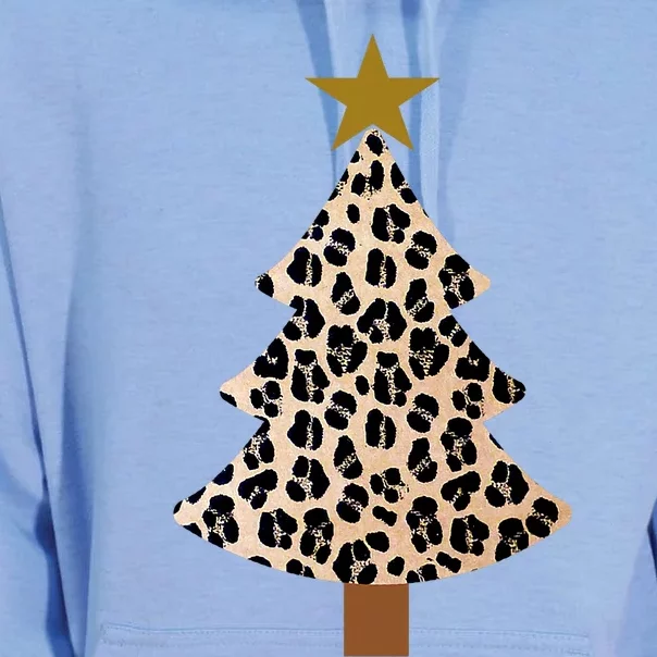 Leopard Tree Christmas Animal Lovers Xmas Unisex Surf Hoodie