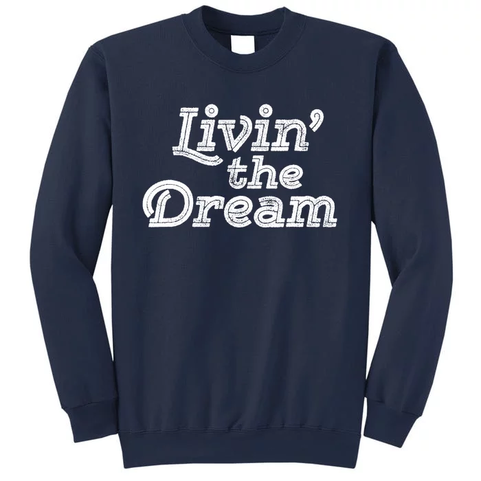 Livin the Dream Vintage 70s Inline Weathered (Dark) Sweatshirt