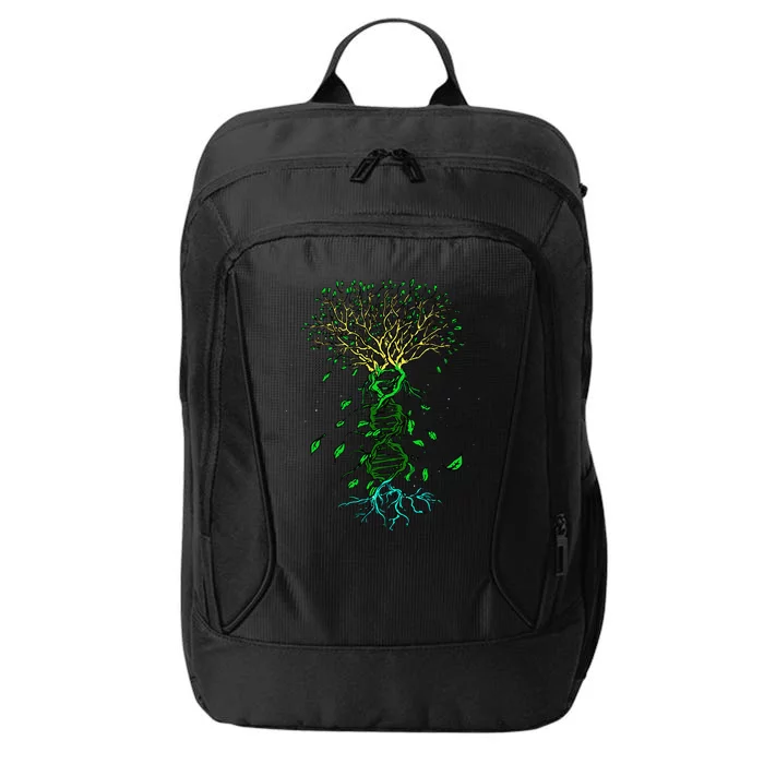 Life Tree DNA Earth Day Cool Nature Lover Environmentalist City Backpack