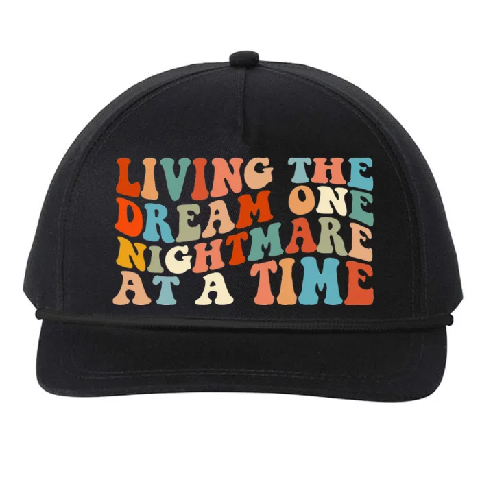 Living The Dream One Nightmare At A Time Snapback Five-Panel Rope Hat