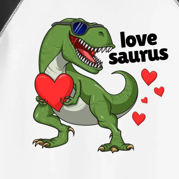 Lovesaurus Trex Dino Valentines Day Dinosaur Gift Toddler Fine Jersey T-Shirt