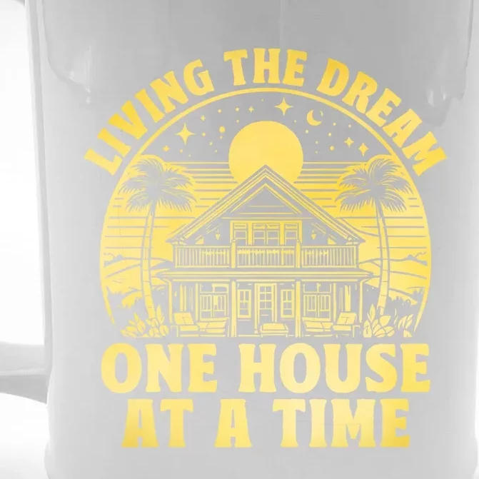 Living The Dream One House At A Time Gift Front & Back Beer Stein