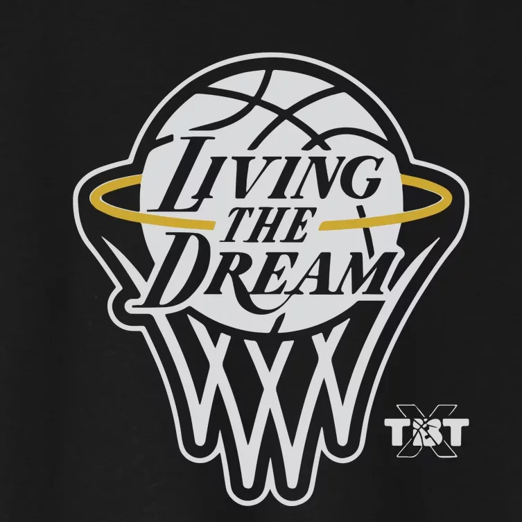 Living The Dream Women's Crop Top Tee