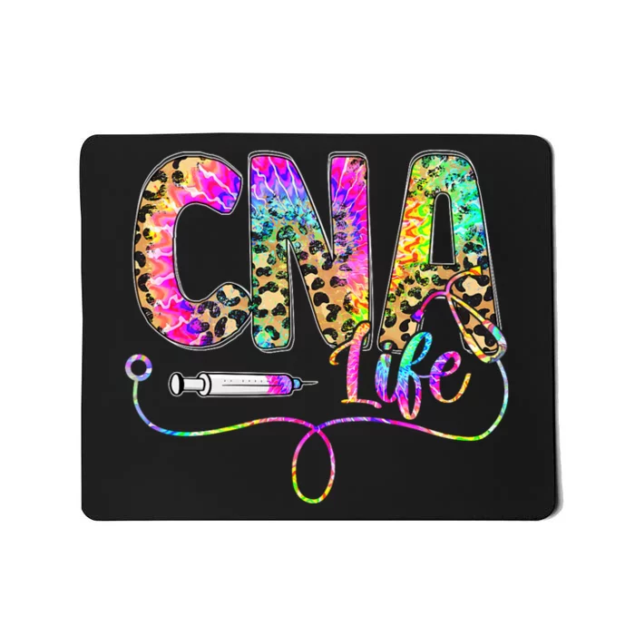 Leopard Tie Dye Cna Life Nurse Squad Nurse Mousepad