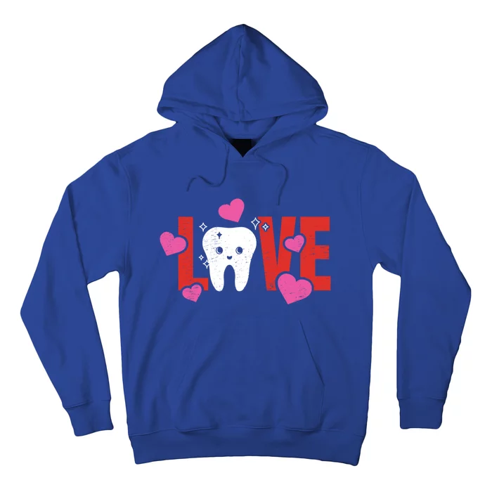 Love Teeth Dentist Valentines Dental Assistant Gift Hoodie