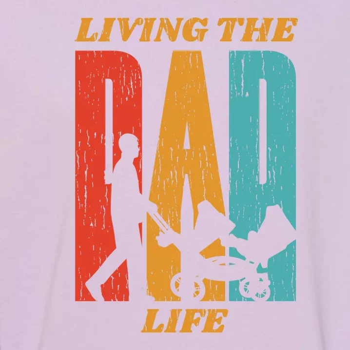 Living The Dad Life Retro Garment-Dyed Sweatshirt