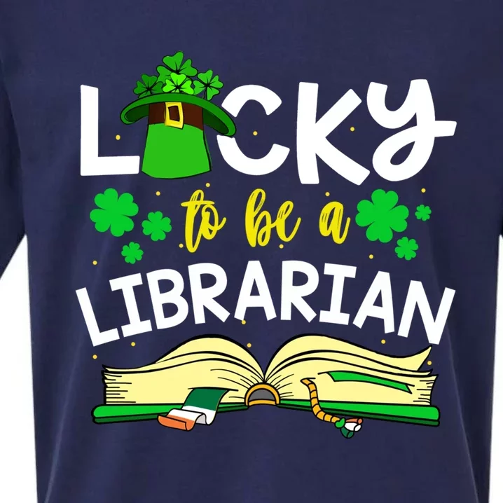 Lucky Truck Driver Irish American Flag St Patrick's Day Gift Sueded Cloud Jersey T-Shirt