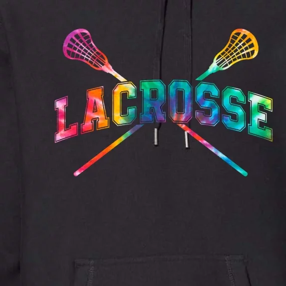 Lacrosse Tie Dye Premium Hoodie