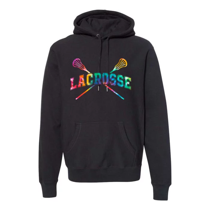 Lacrosse Tie Dye Premium Hoodie