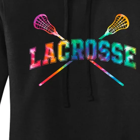 Lacrosse Tie Dye Women's Pullover Hoodie