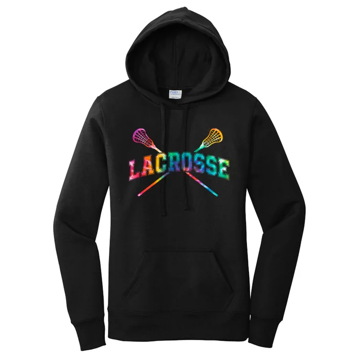 Lacrosse Tie Dye Women's Pullover Hoodie