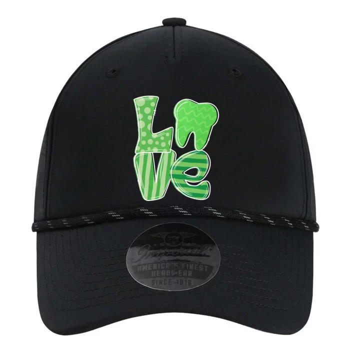 Love Tooth Dentist Dental Assistant St Patrick's Day Funny Gift Performance The Dyno Cap