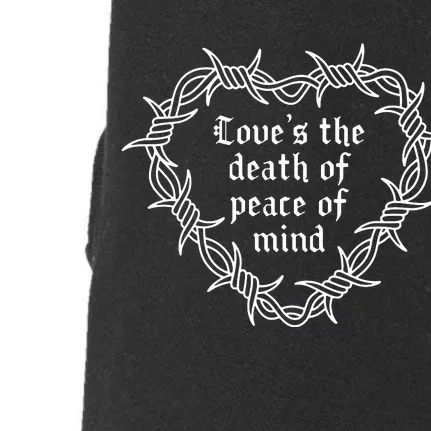 Love’S The Death Of Peace Of Mind Traditional Tattoo Doggie 3-End Fleece Hoodie