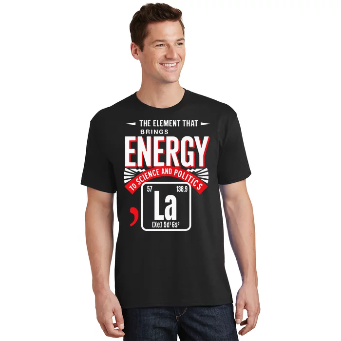 La The Element That Brings Energy Kamala Harris Science Premium T-Shirt