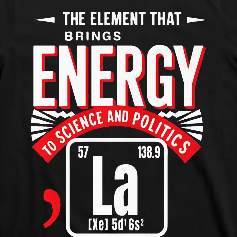 La The Element That Brings Energy Kamala Harris Science Premium T-Shirt