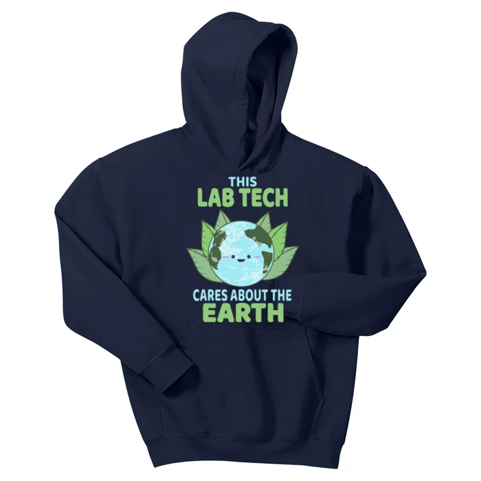 Lab Tech Earth Day Environmental Awareness Kids Hoodie