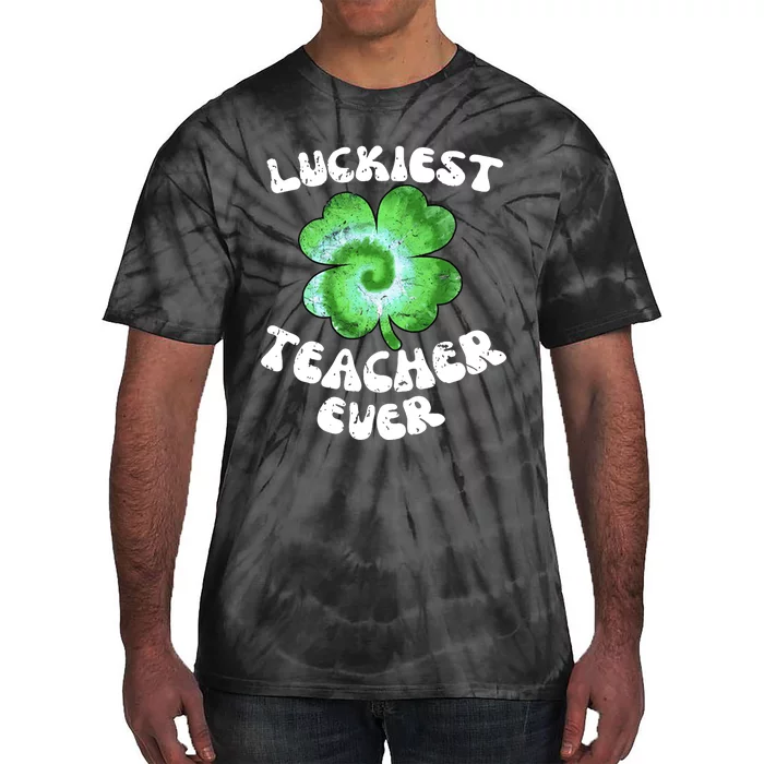 Luckiest Teacher Ever Tie-Dye T-Shirt