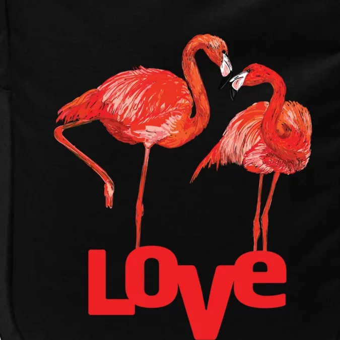 Love Two Flamingo In Love Gift Impact Tech Backpack