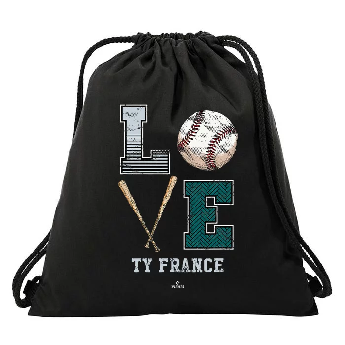 Love Ty France Ty France Seattle Drawstring Bag