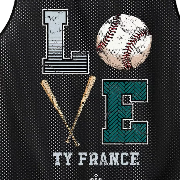 Love Ty France Ty France Seattle Mesh Reversible Basketball Jersey Tank