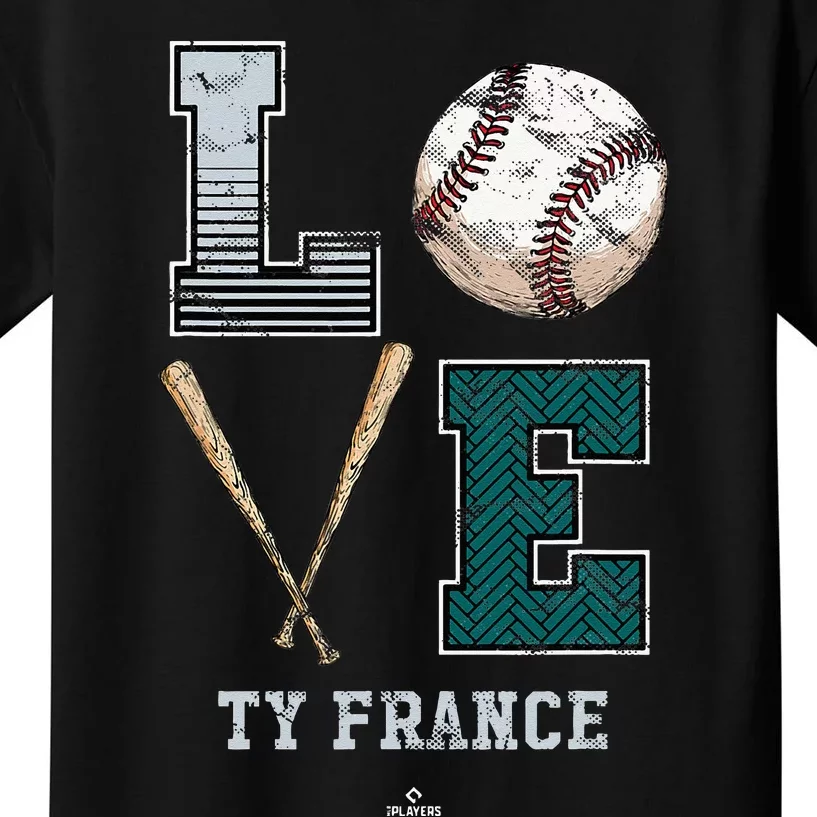 Love Ty France Ty France Seattle Kids T-Shirt