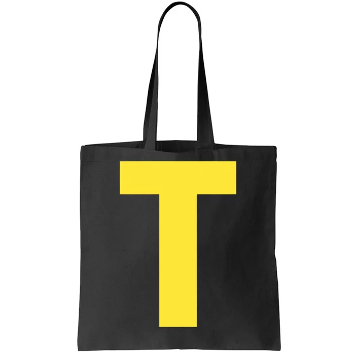 Letter T Funny Matching Halloween Costume Tote Bag