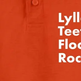 Lylla Teefs Floor & Rocket. Dry Zone Grid Performance Polo