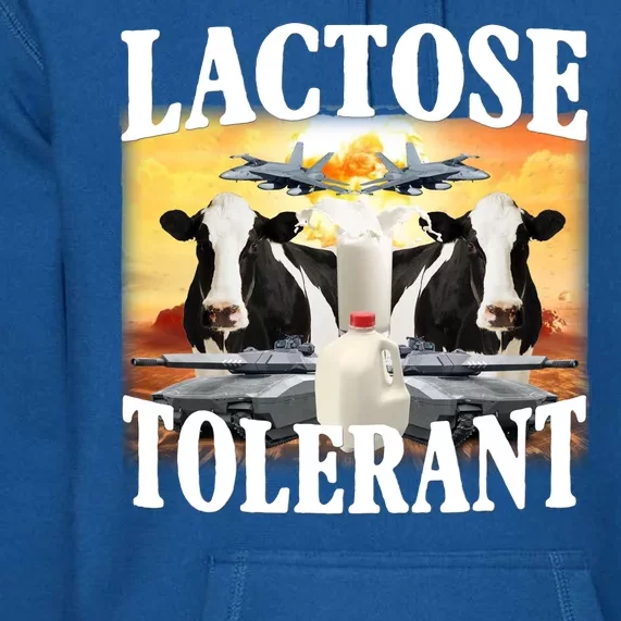 Lactose Tolerant Funny Cow Premium Hoodie