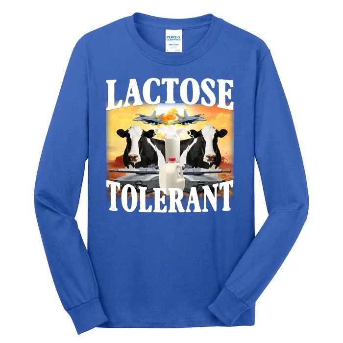 Lactose Tolerant Funny Cow Tall Long Sleeve T-Shirt