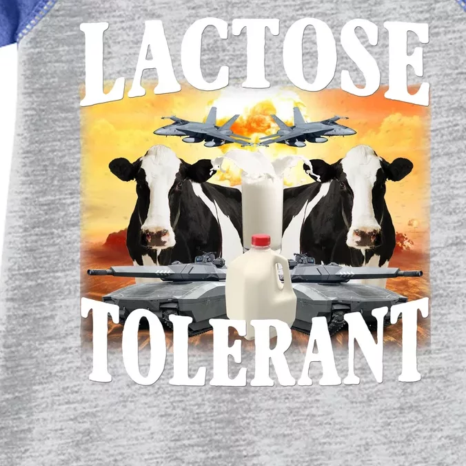 Lactose Tolerant Funny Cow Infant Baby Jersey Bodysuit