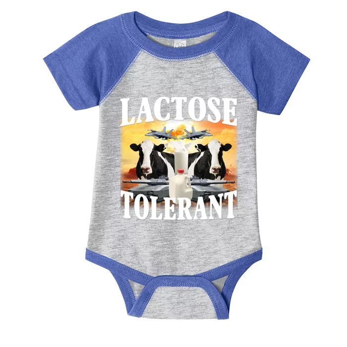 Lactose Tolerant Funny Cow Infant Baby Jersey Bodysuit