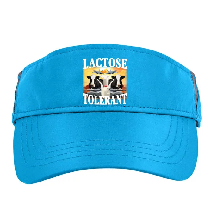 Lactose Tolerant Funny Cow Adult Drive Performance Visor