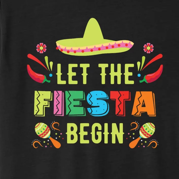 Let The Fiesta Begin Funny Cinco De Mayo Mexican Party Cute ChromaSoft Performance T-Shirt