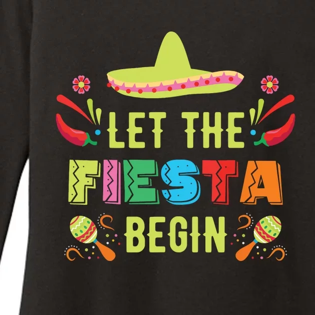 Let The Fiesta Begin Funny Cinco De Mayo Mexican Party Cute Womens CVC Long Sleeve Shirt