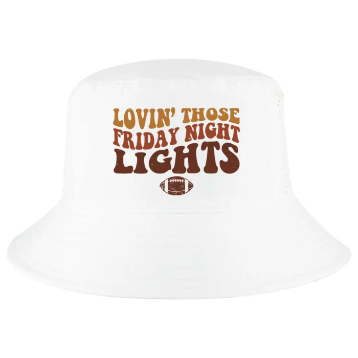 Lovin Those Friday Night Lights Football Cool Comfort Performance Bucket Hat