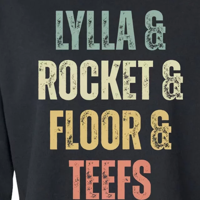 Lylla & Teefs Floor Rocket Cropped Pullover Crew