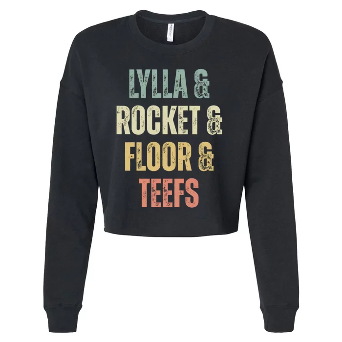 Lylla & Teefs Floor Rocket Cropped Pullover Crew