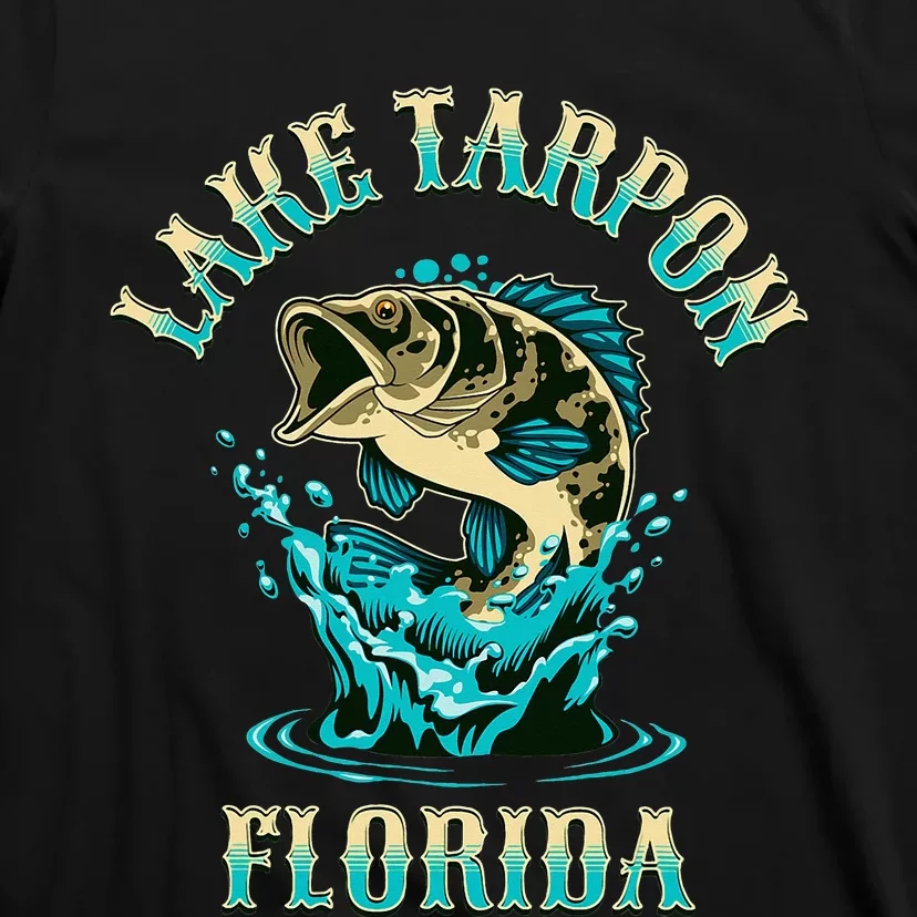 Lake Tarpon Florida Fishing Design T-Shirt