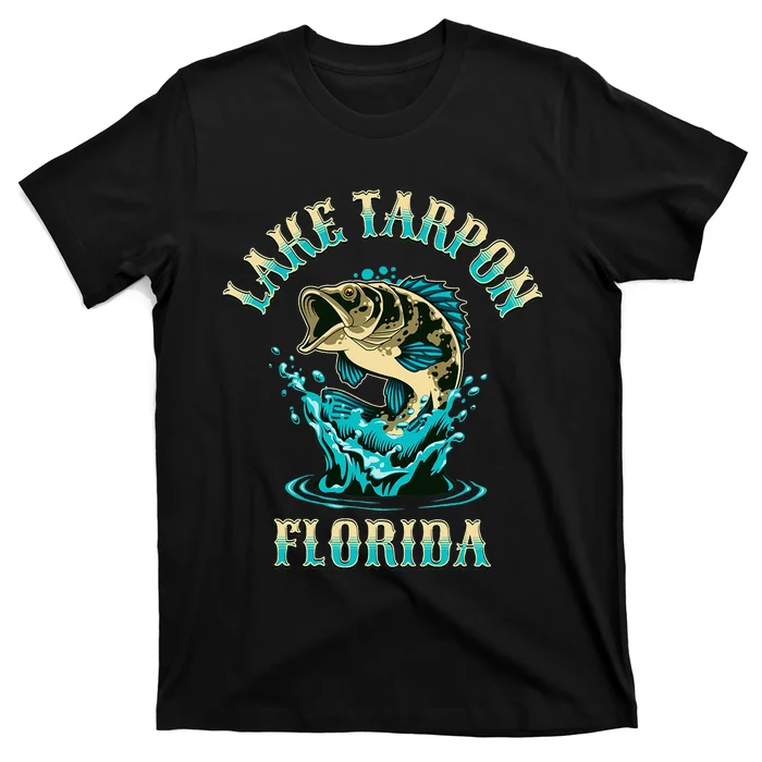 Lake Tarpon Florida Fishing Design T-Shirt