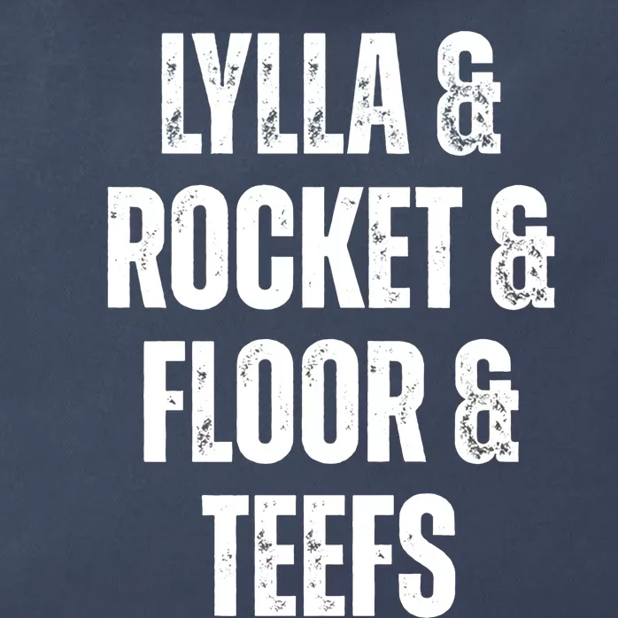 Lylla & Teefs Floor Rocket Zip Tote Bag