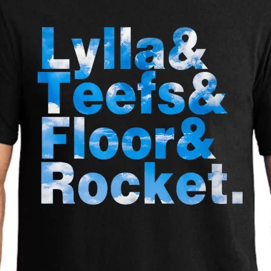 Lylla & Teefs & Floor & Rocket Pajama Set