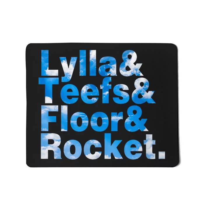 Lylla & Teefs & Floor & Rocket Mousepad