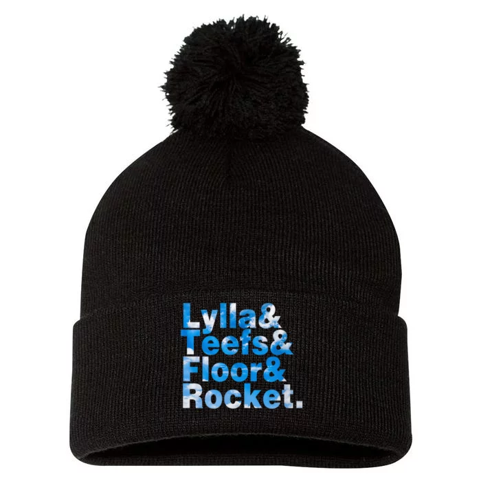 Lylla & Teefs & Floor & Rocket Pom Pom 12in Knit Beanie