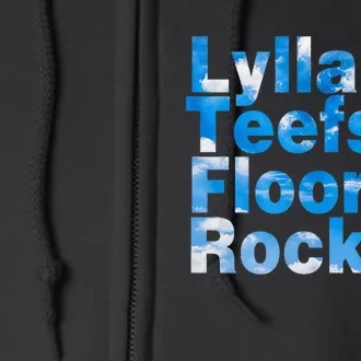 Lylla & Teefs & Floor & Rocket Full Zip Hoodie