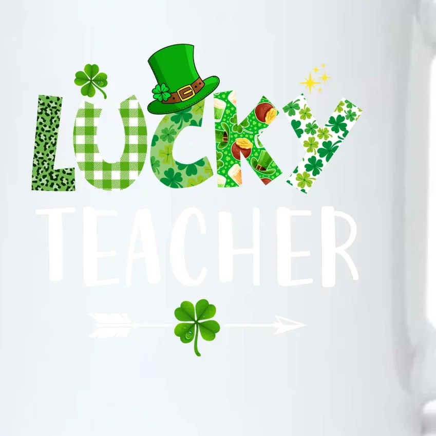 Lucky Teacher Funny St Black Color Changing Mug