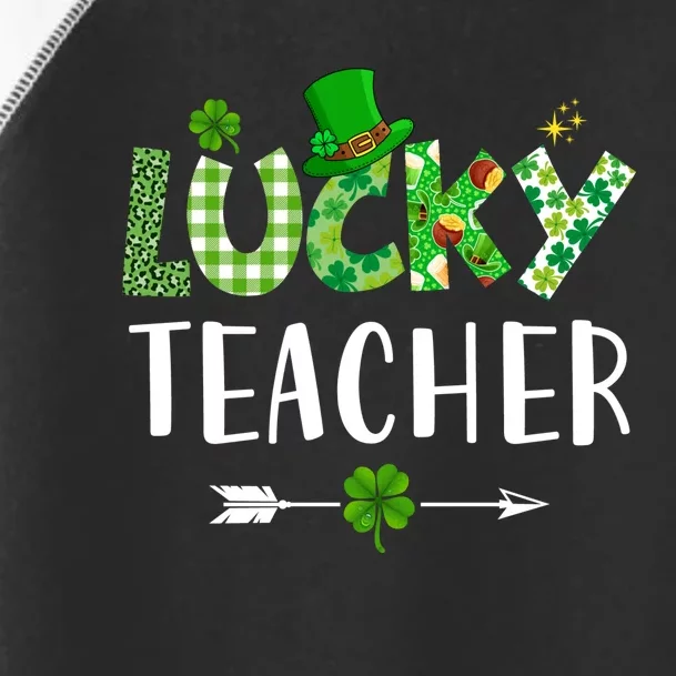 Lucky Teacher Funny St Toddler Fine Jersey T-Shirt